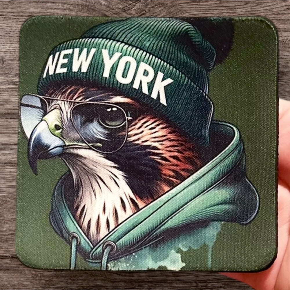 New York Jets Mascot Coasters
1 for $6 or 4 for $25